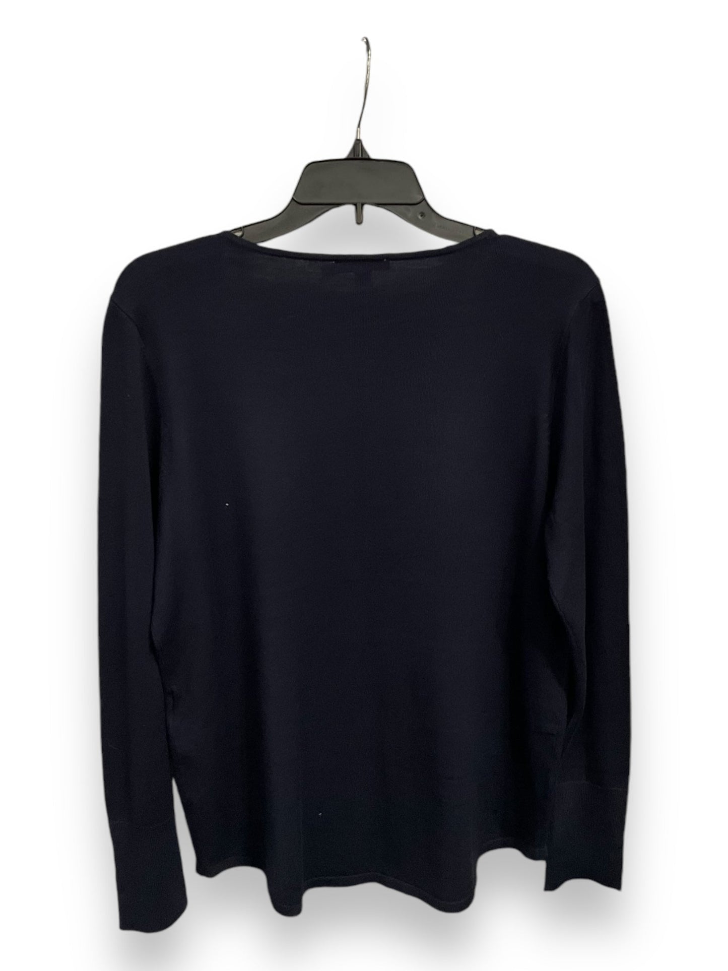 Top Long Sleeve By Chicos In Blue, Size: M