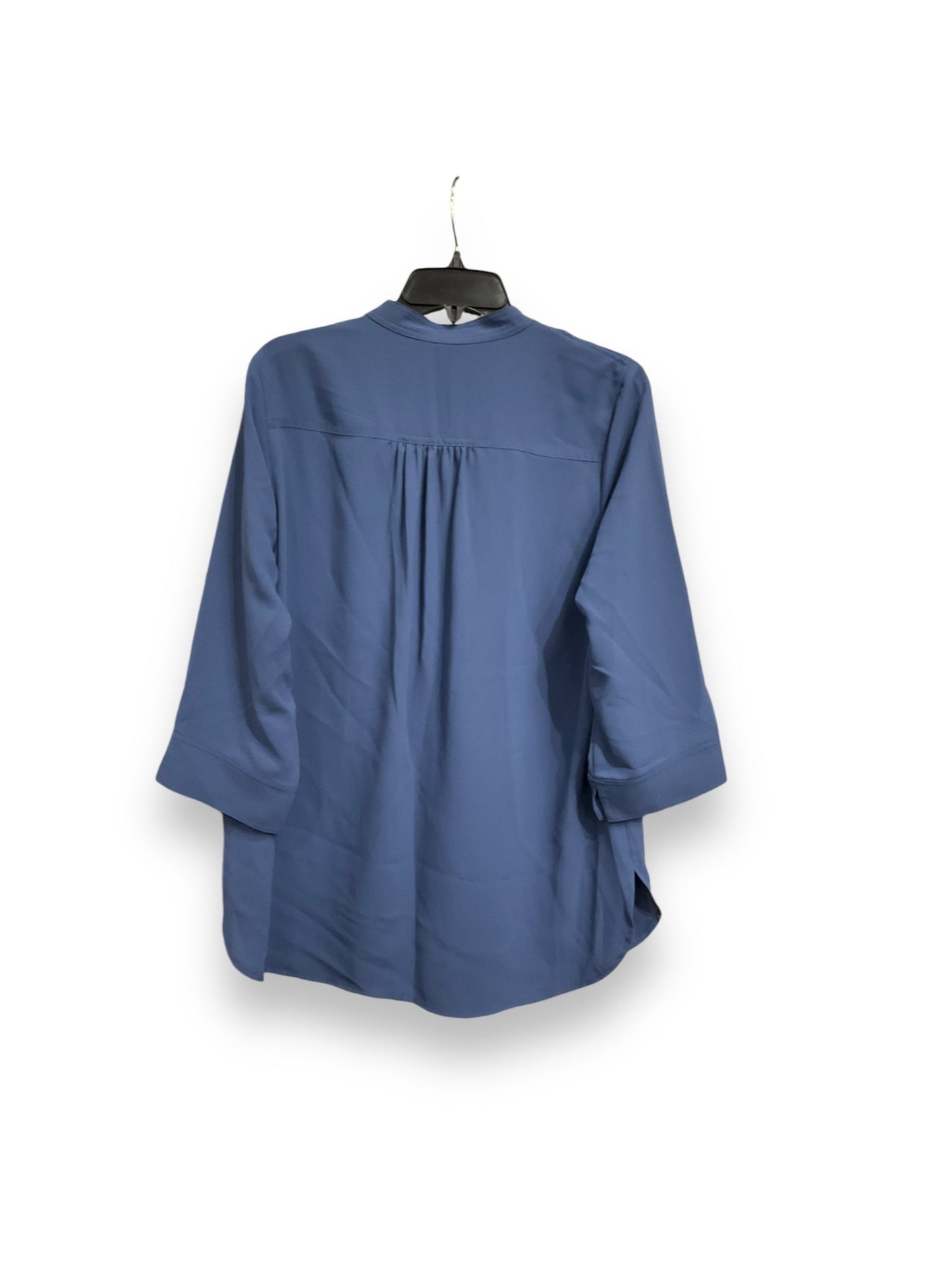 Blouse 3/4 Sleeve By Anne Klein In Blue, Size: M