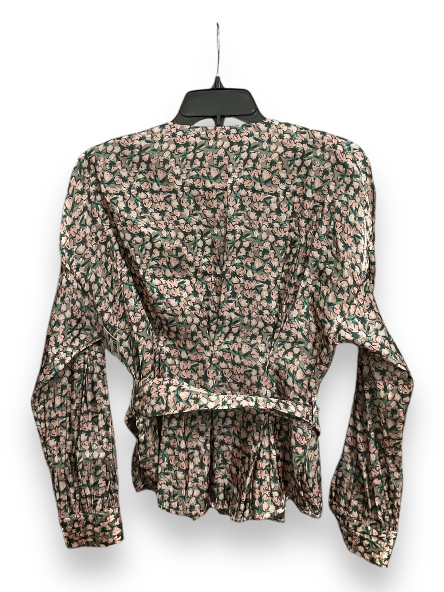 Blouse Long Sleeve By FRNCH In Floral Print, Size: S