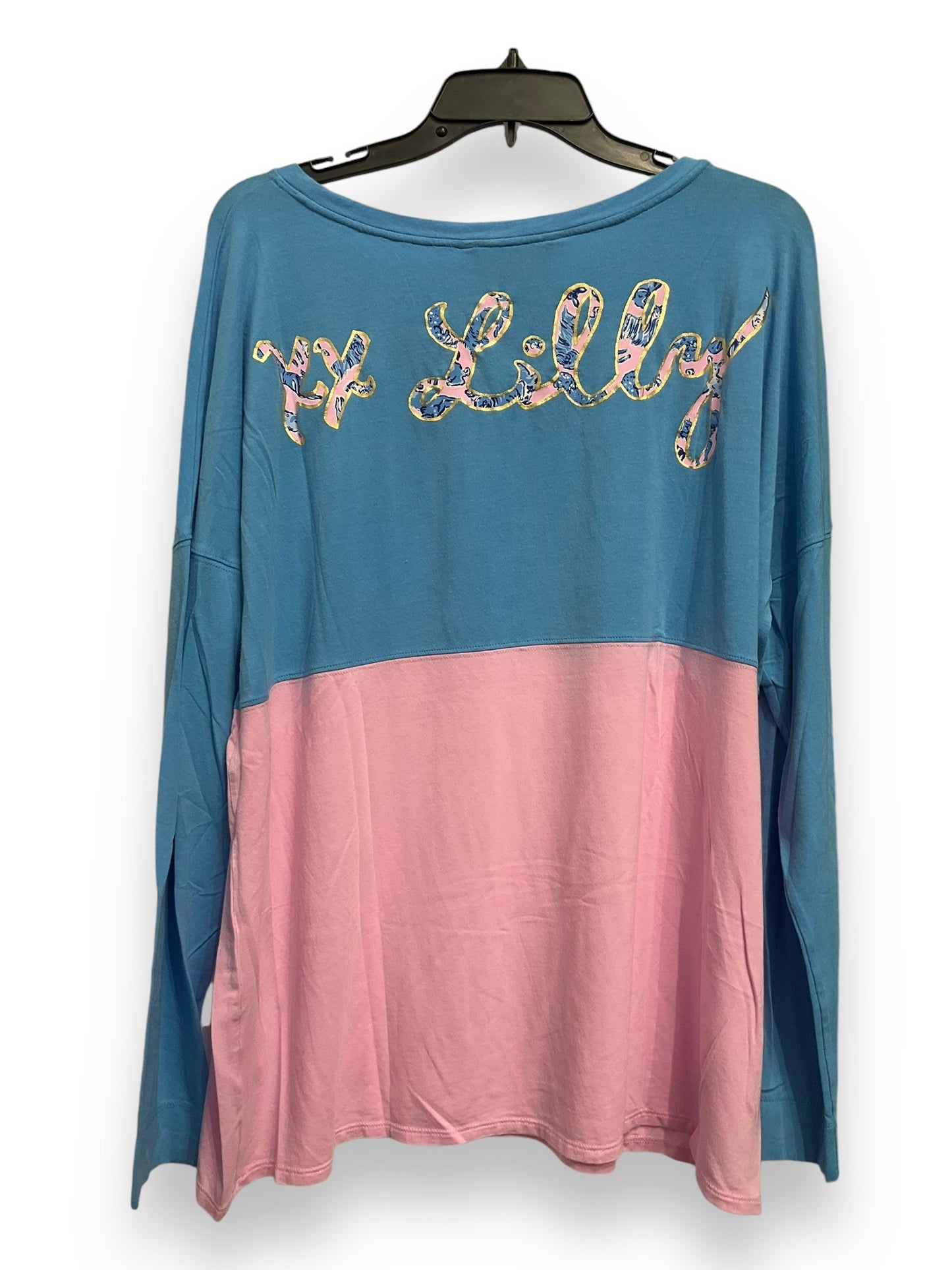 Top Long Sleeve Designer By Lilly Pulitzer In Multi-colored, Size: Xl