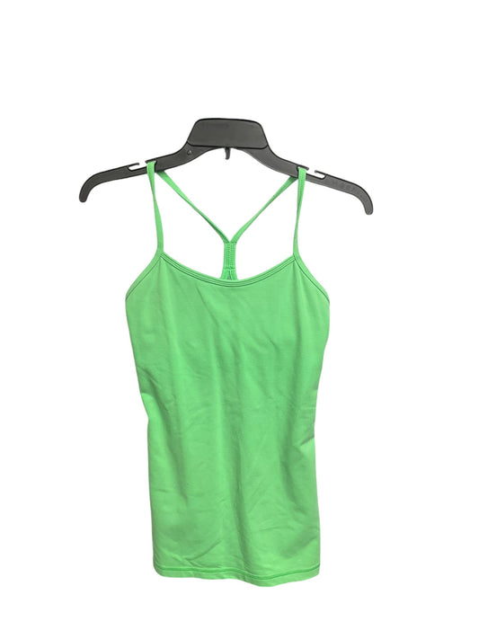 Athletic Tank Top By Lululemon In Green, Size: 4