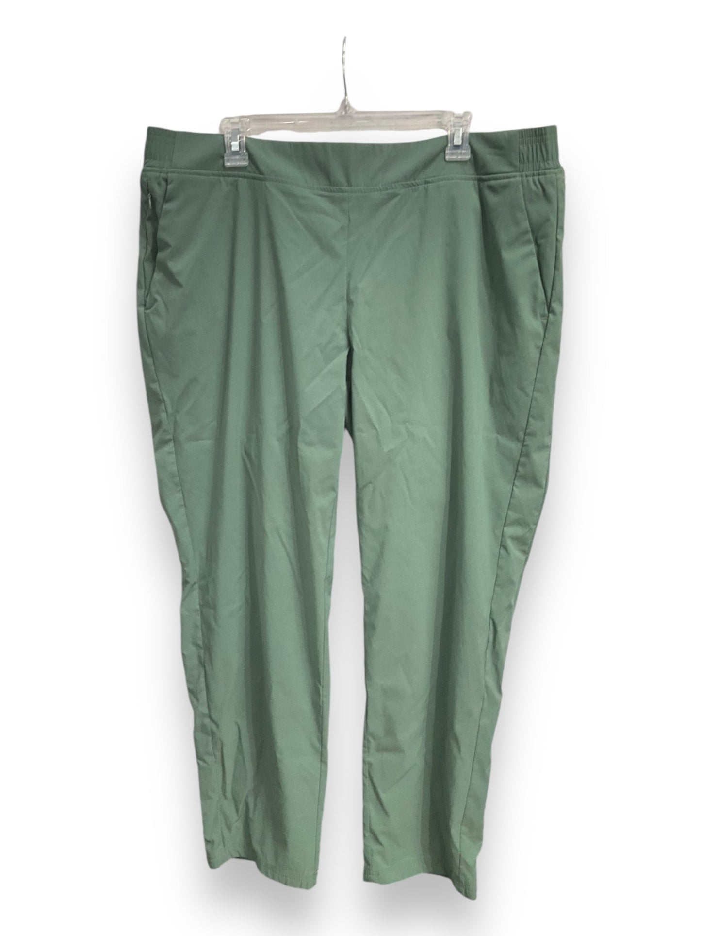 Athletic Pants By Zero Xposure In Green, Size: Xxl