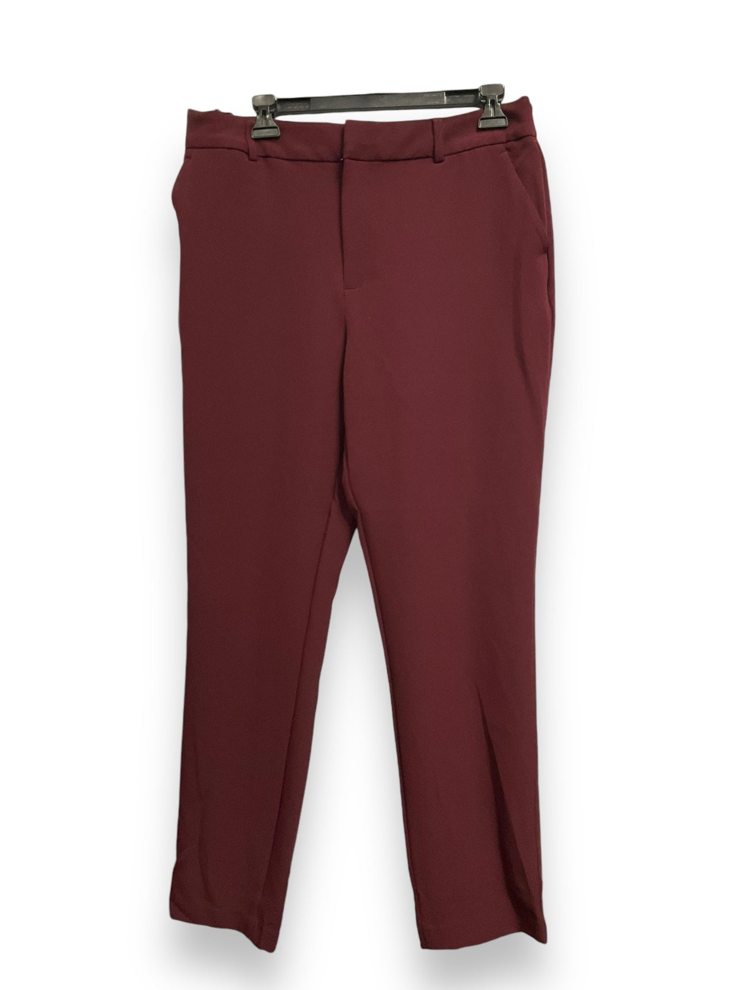 Pants Dress By Nine West Apparel In Maroon, Size: 10