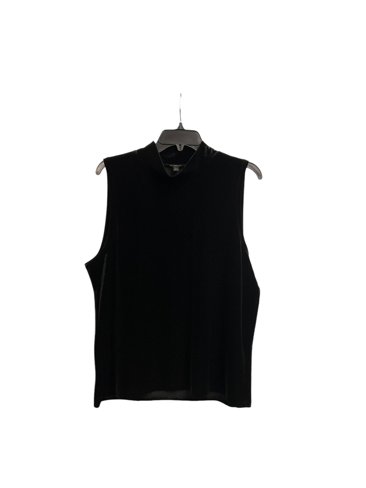 Top Sleeveless By J. Crew In Black, Size: Xl