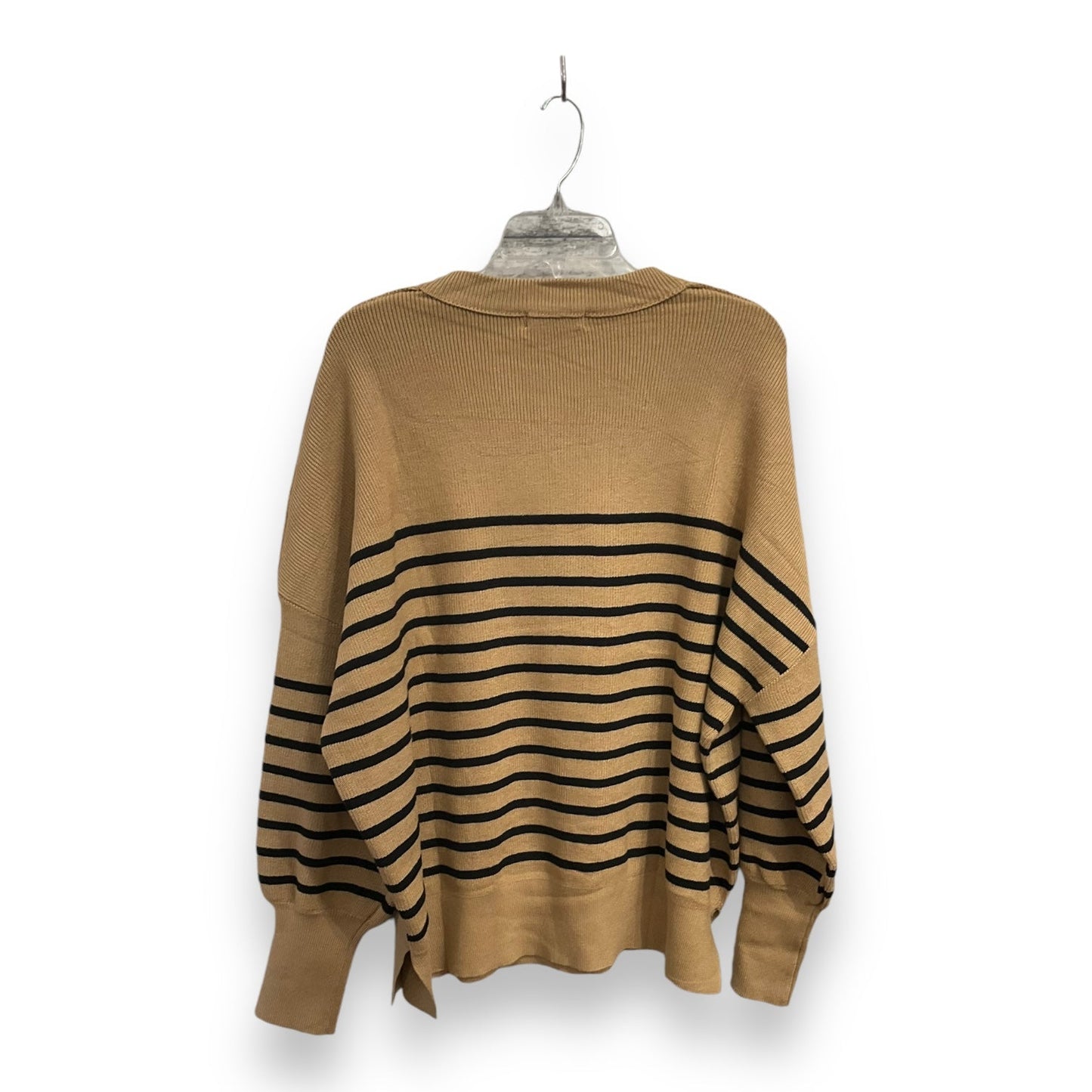 Sweater By Clothes Mentor In Striped Pattern, Size: M