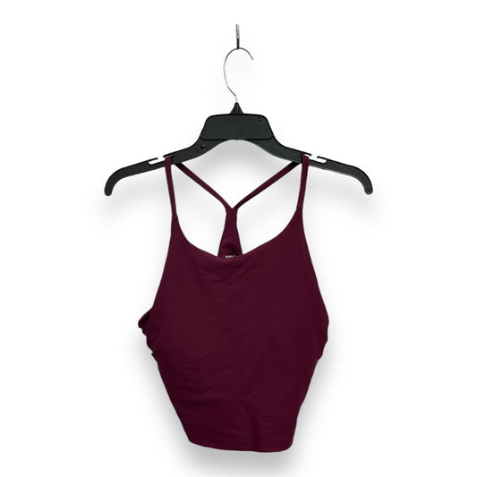 Athletic Tank Top By Old Navy In Maroon, Size: L