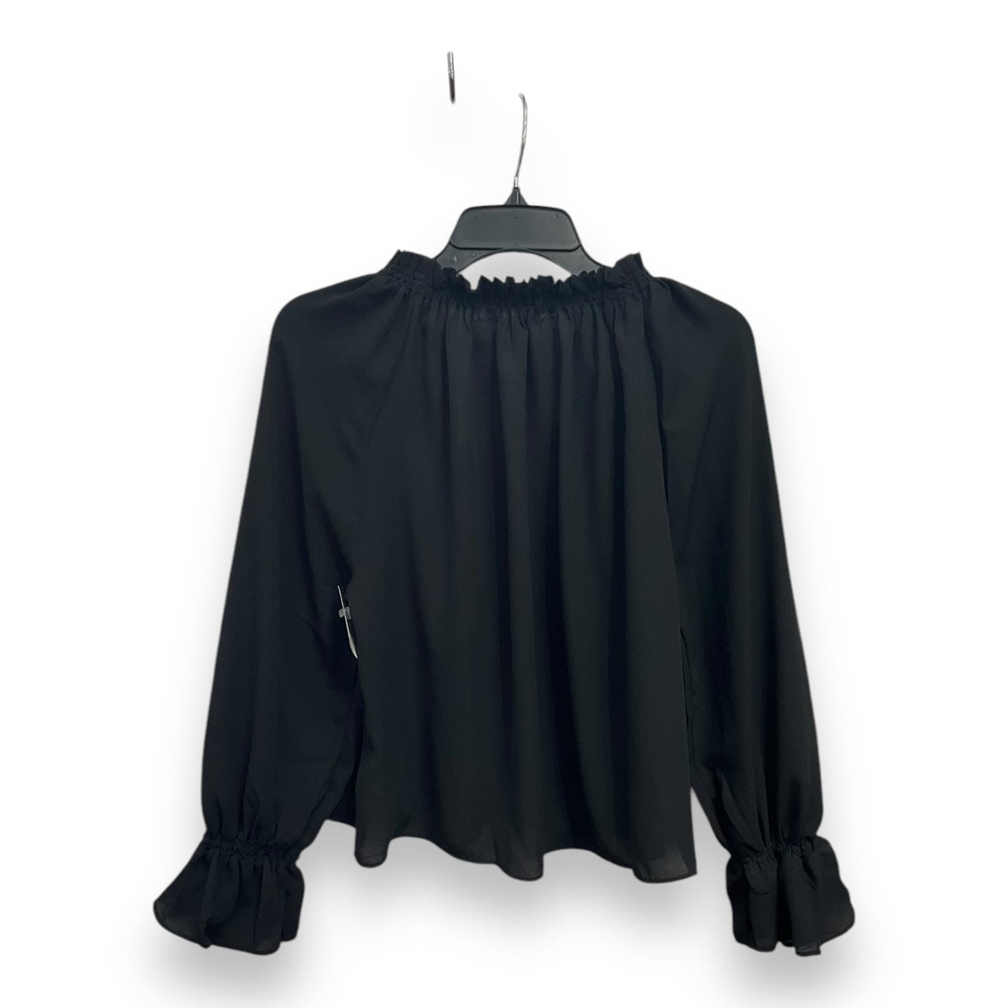 Blouse Long Sleeve By Madewell In Black, Size: Xxs