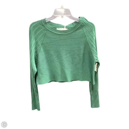 Top Long Sleeve By Cmc In Green, Size: M