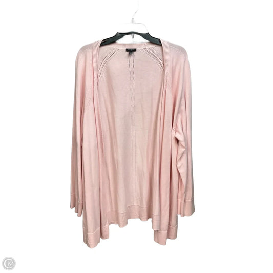 Cardigan By Talbots In Pink, Size: 3x