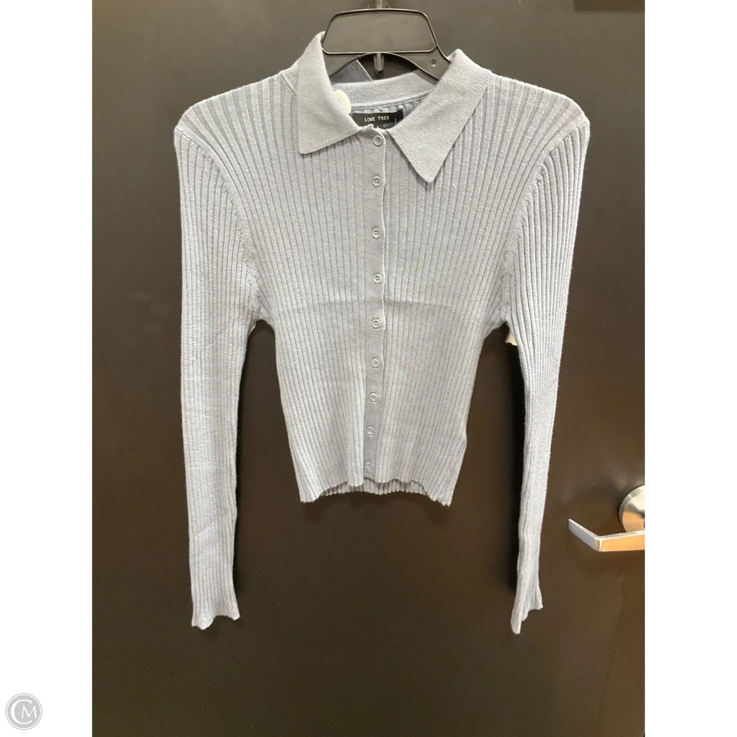 Top Long Sleeve By Love Tree In Blue, Size: L