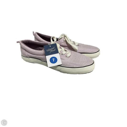 Shoes Flats By Universal Thread In Purple, Size: 7