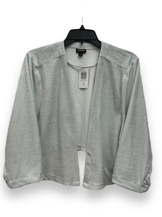 Silver Cardigan Torrid, Size 3