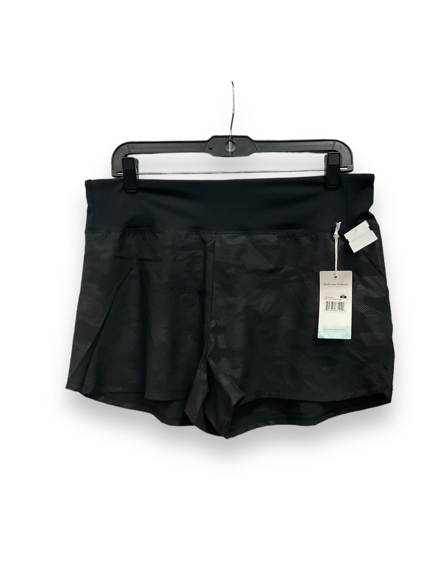 Black Athletic Shorts Balance Collection, Size M