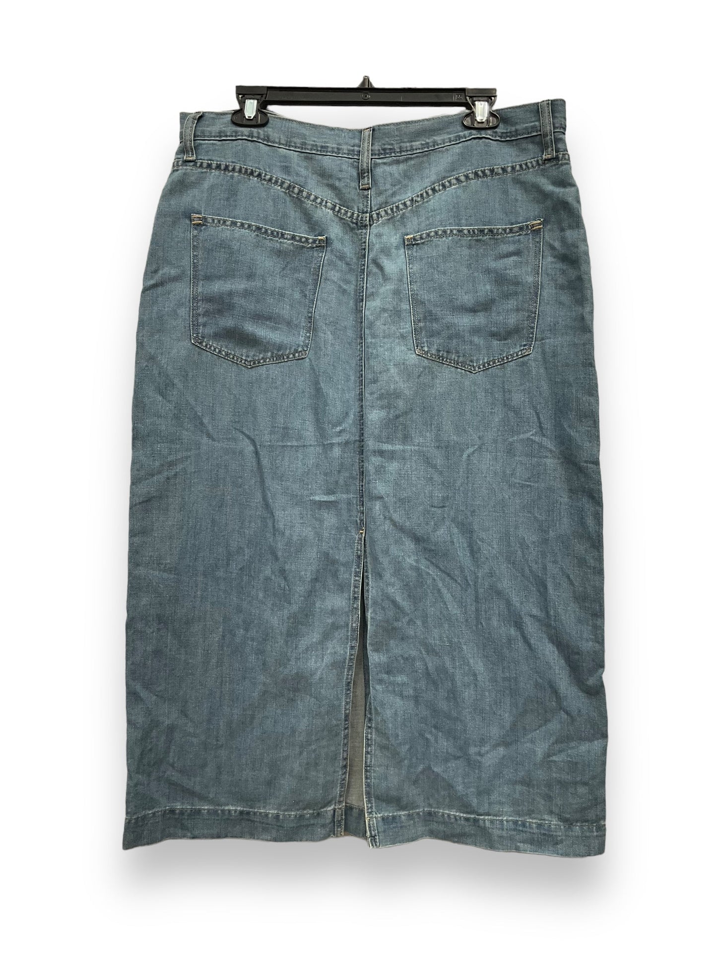 Blue Denim Skirt Midi Gap, Size 14