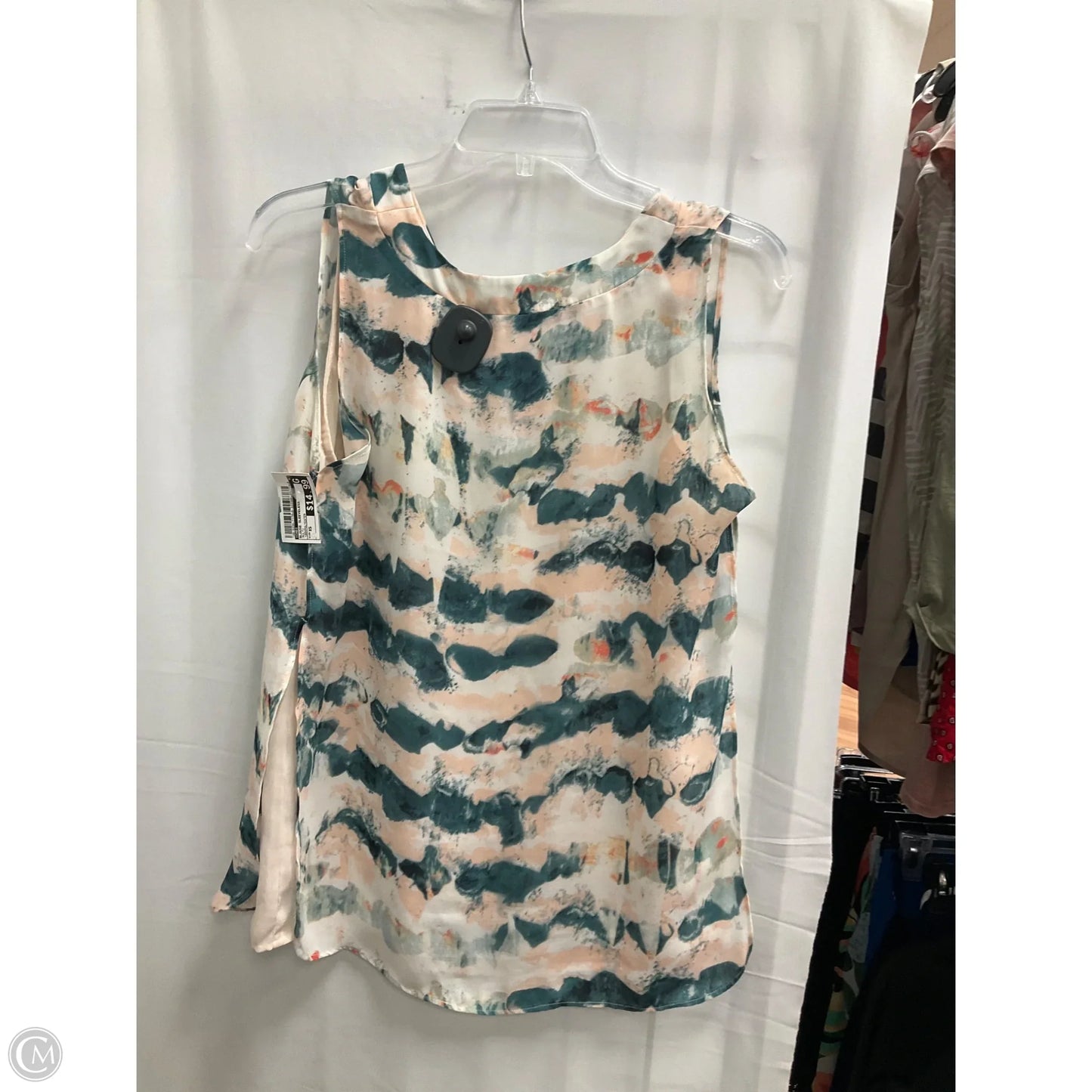 Blouse Sleeveless By Cabi In Multi-colored, Size: Xs