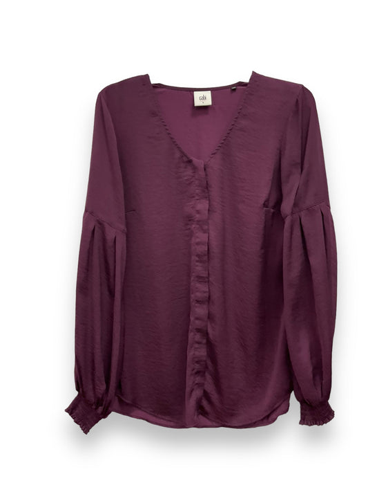 Purple Blouse Long Sleeve Cabi, Size S