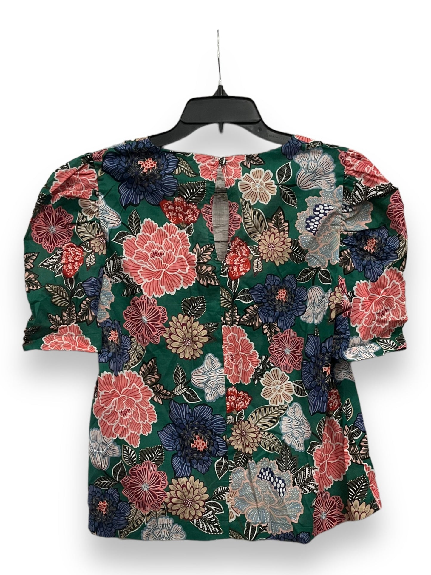 Floral Print Top Short Sleeve Evereve, Size S