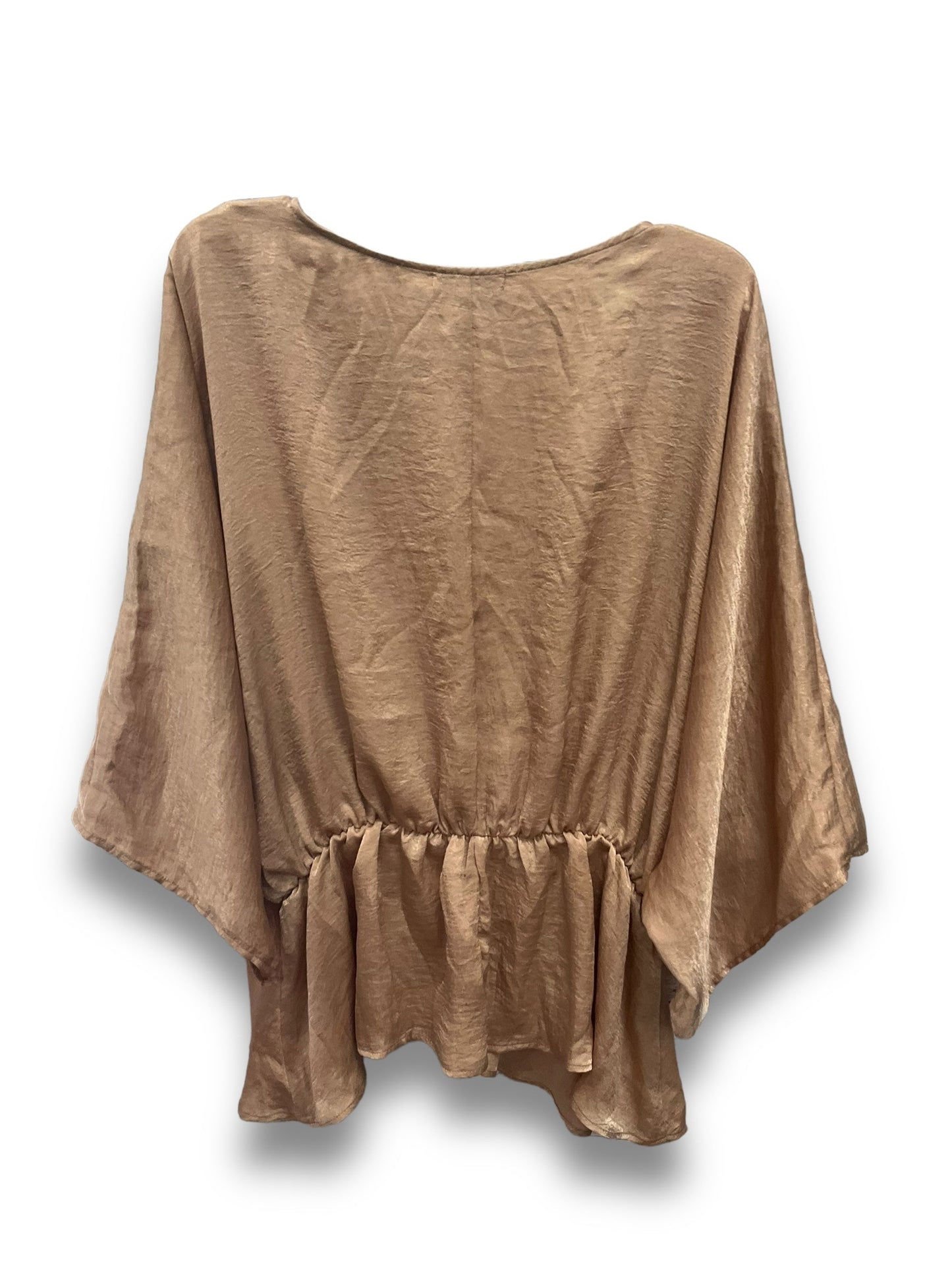 Bronze Blouse Short Sleeve Gilli, Size 2x