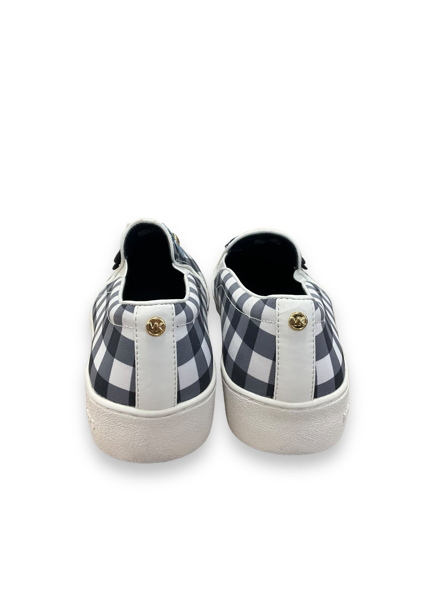 Plaid Pattern Shoes Flats Michael By Michael Kors, Size 10