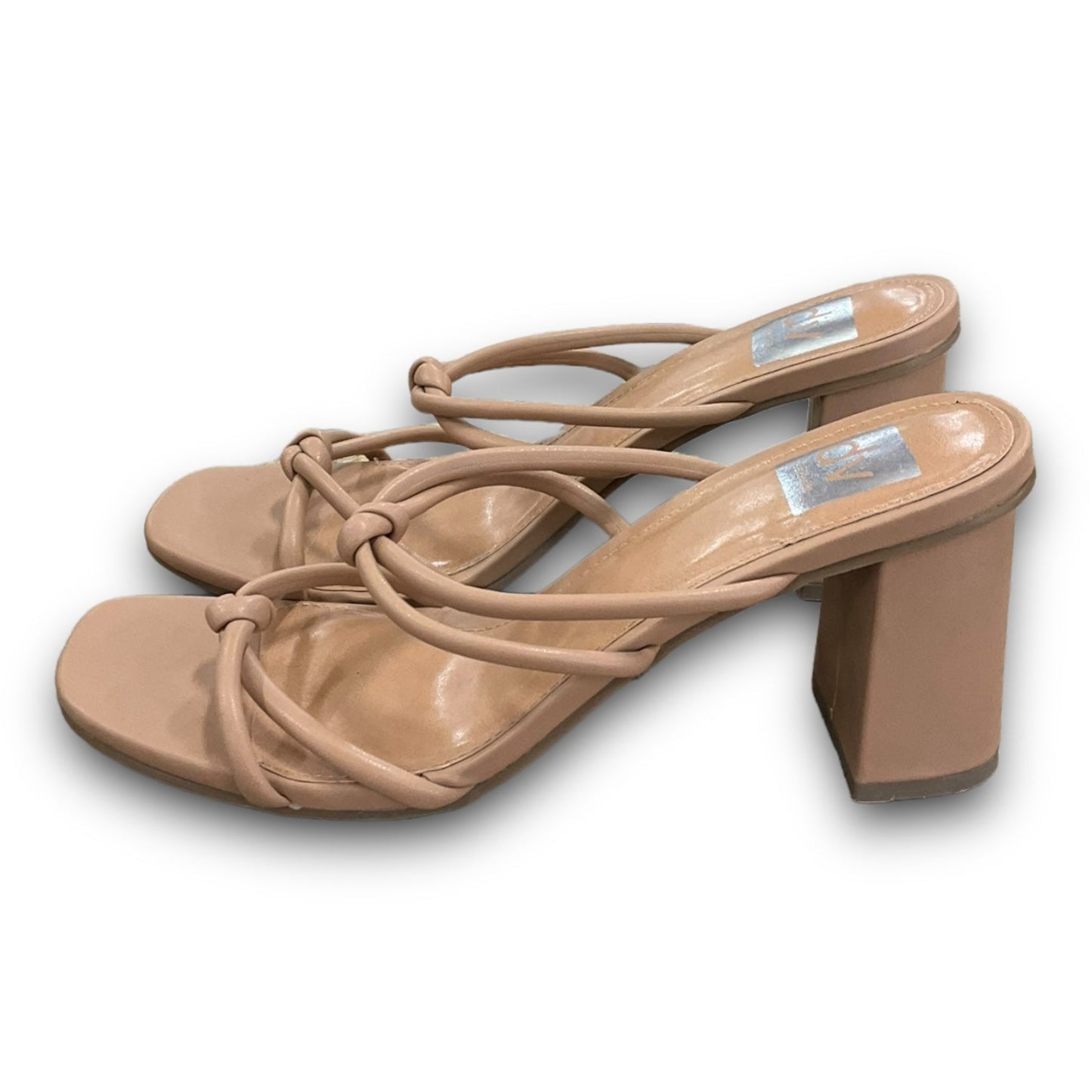 Tan Shoes Heels Block Dolce Vita, Size 8.5