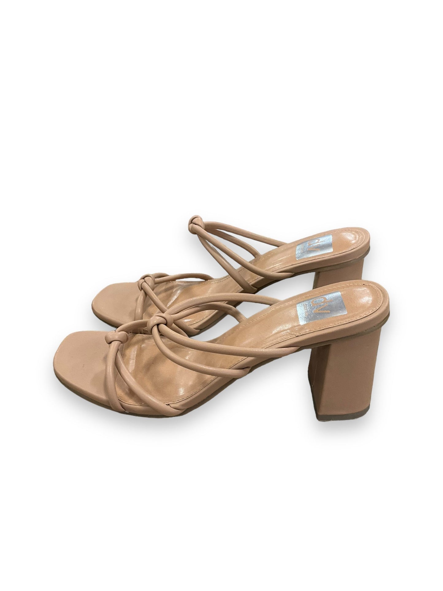 Tan Shoes Heels Block Dolce Vita, Size 8.5