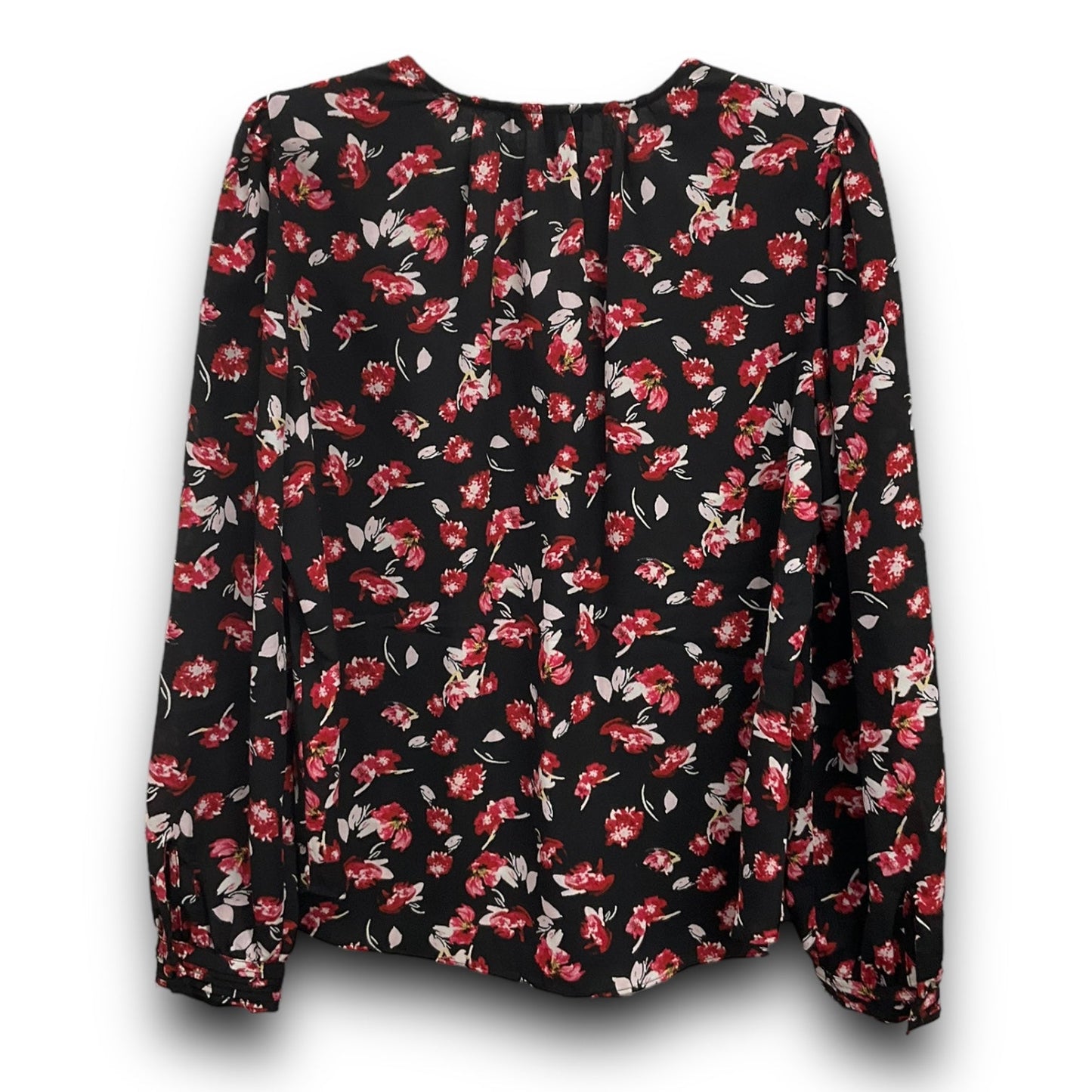 Floral Print Blouse Long Sleeve Banana Republic, Size M