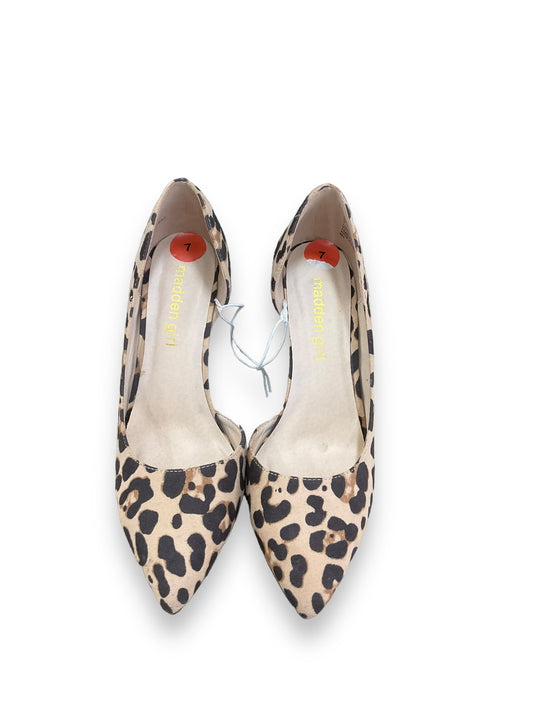 Shoes Heels Stiletto By Madden Girl In Animal Print, Size: 7