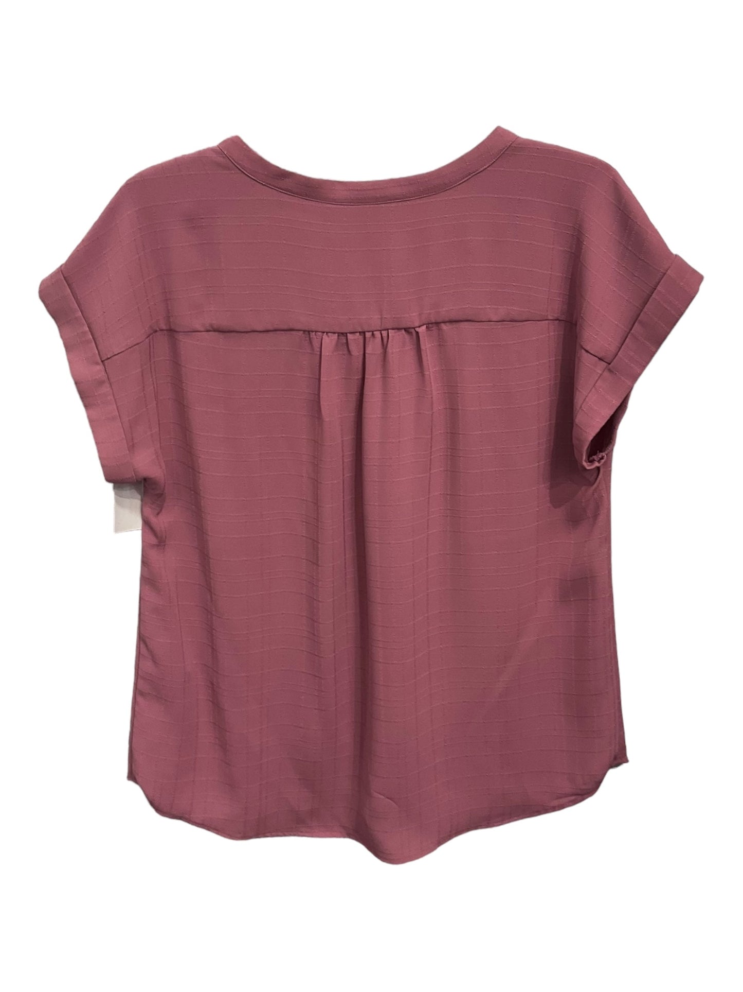 Top Short Sleeve By Apt 9 In Pink, Size: S