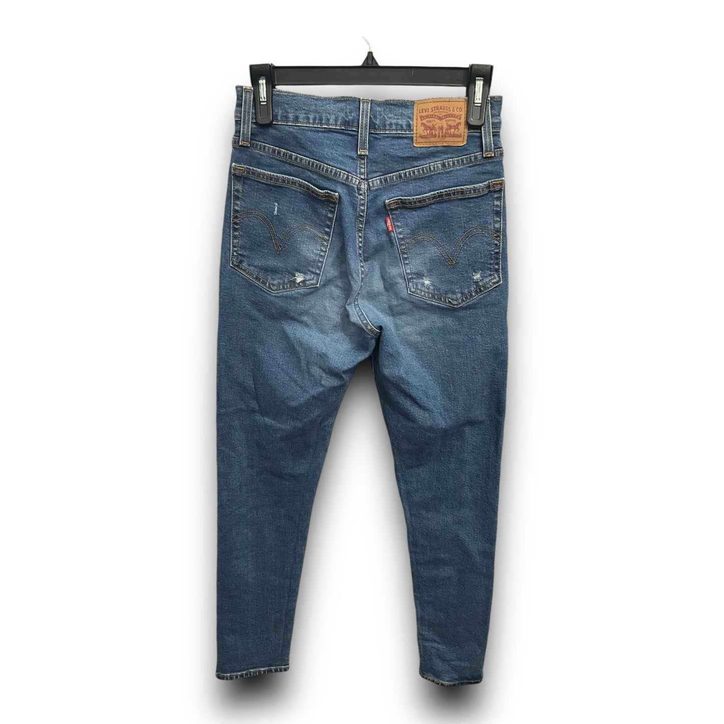 Jeans Skinny By Levis In Blue Denim, Size: 4