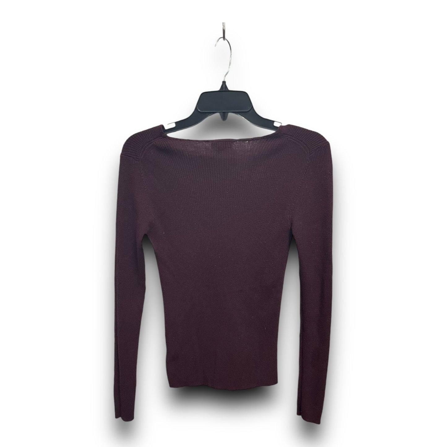 Top Long Sleeve By Express In Purple, Size: M