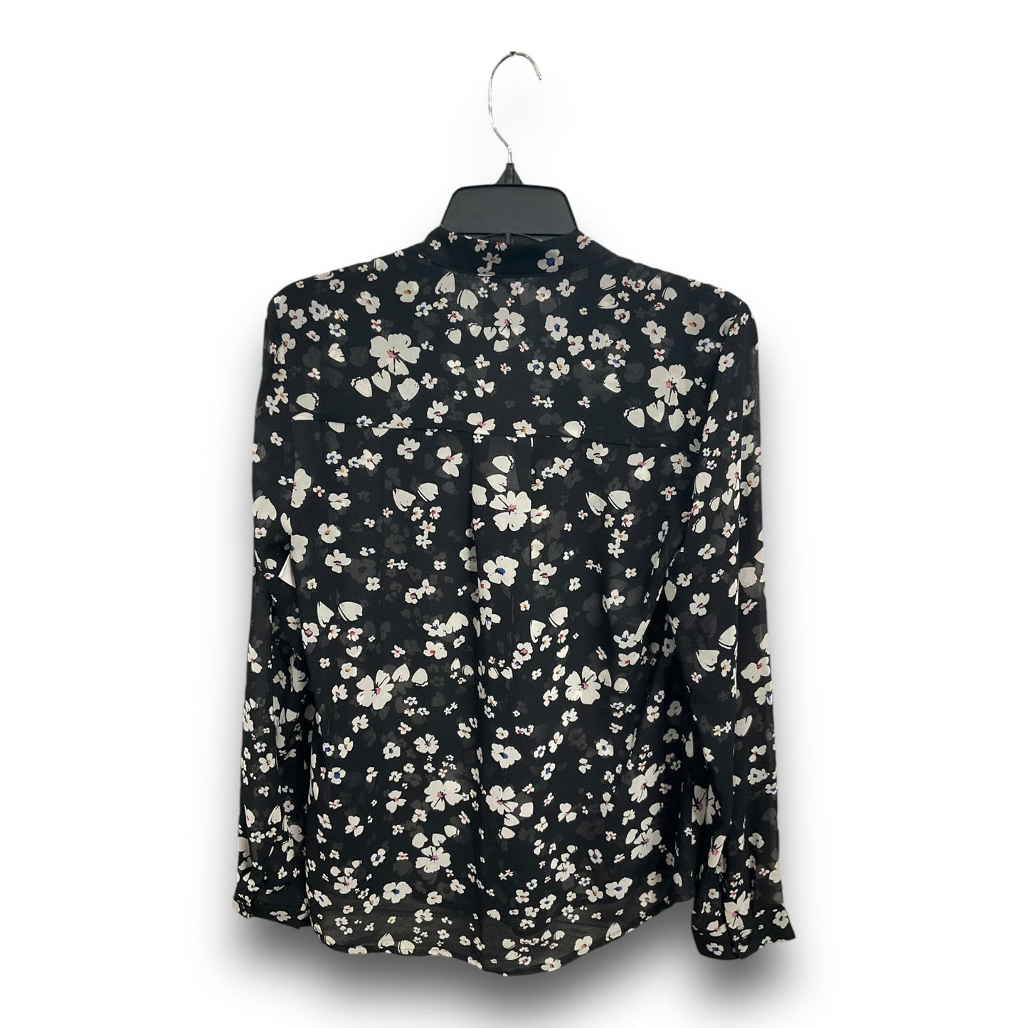 Blouse Long Sleeve By Cabi In Floral Print, Size: S