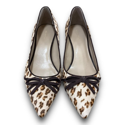 Shoes Heels Kitten By Ann Taylor In Animal Print, Size: 8.5