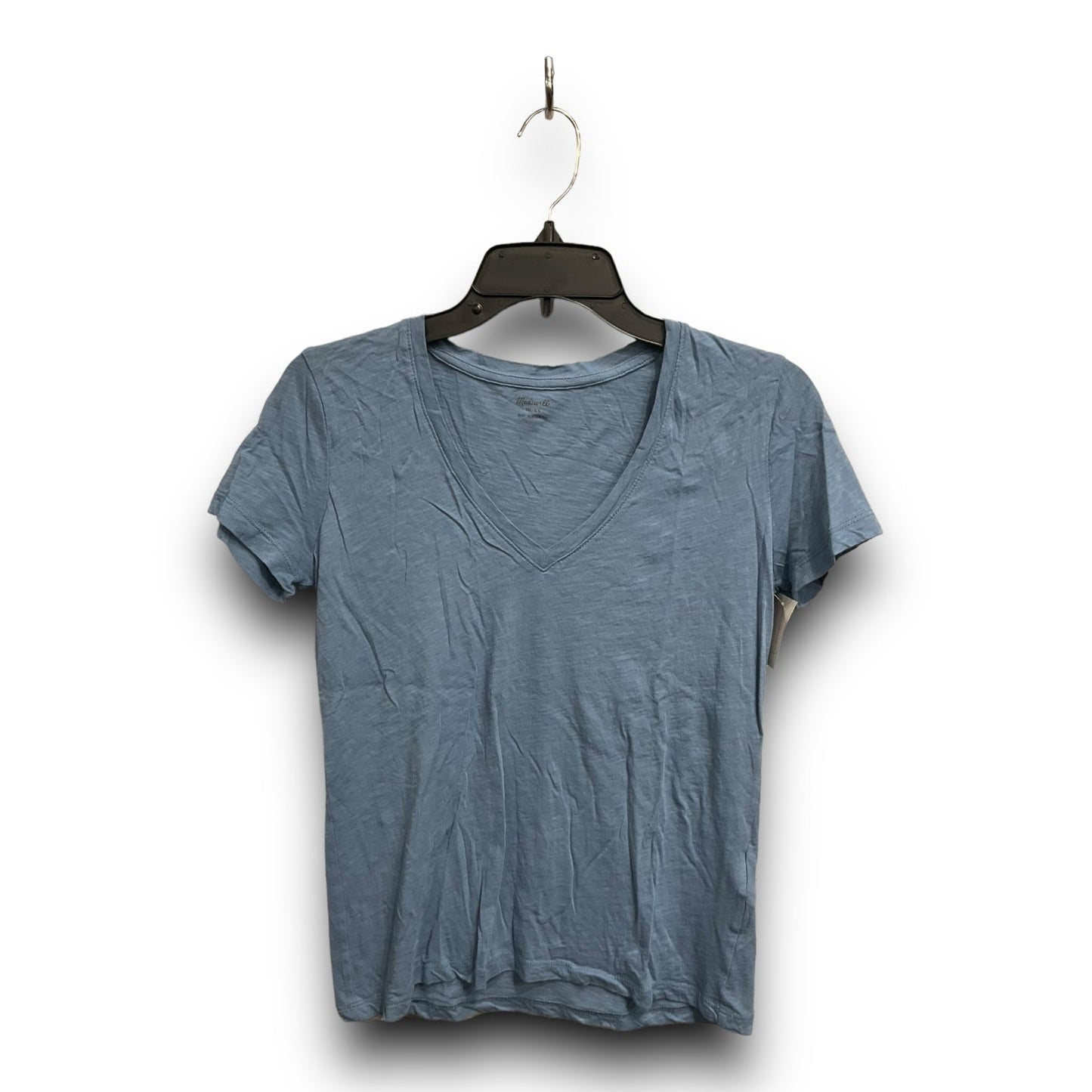 Top Short Sleeve Basic By Madewell In Blue, Size: Xs