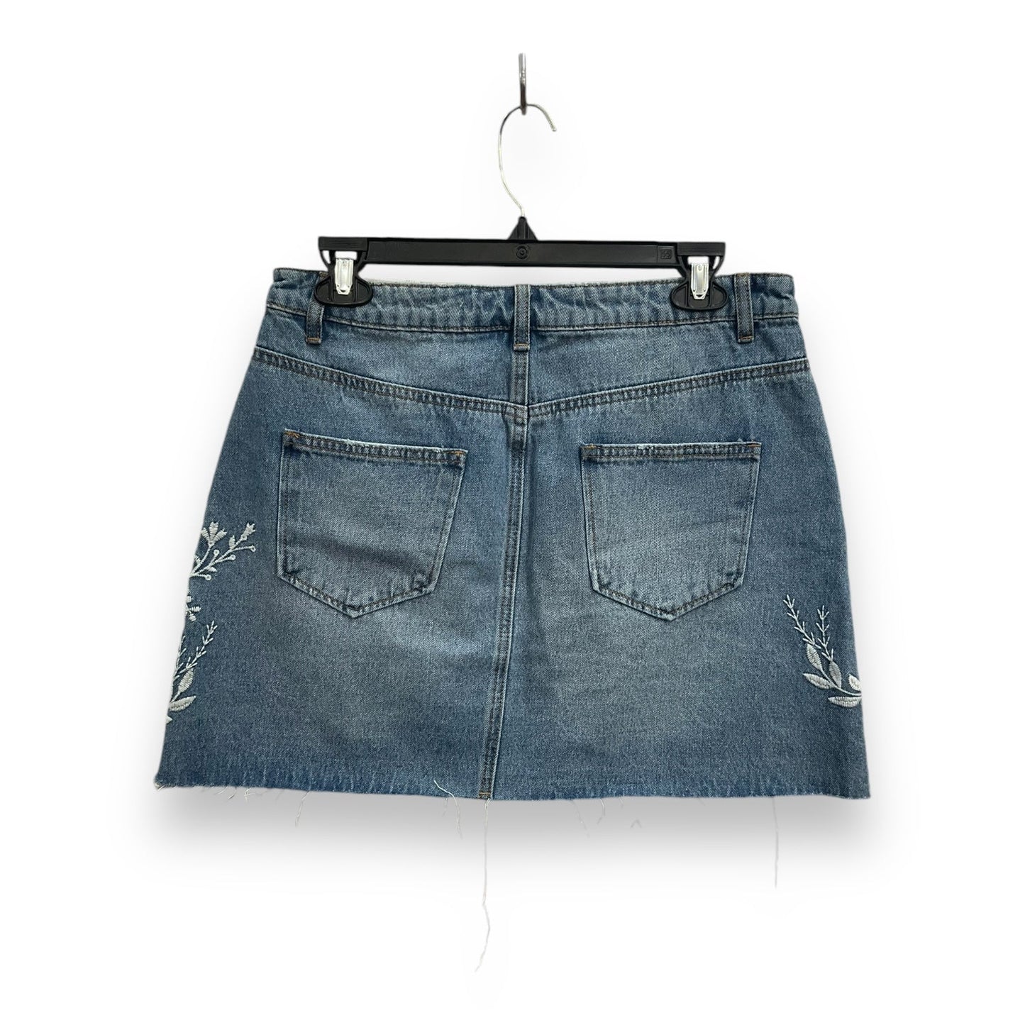 Skirt Mini & Short By Clothes Mentor In Blue Denim, Size: 10