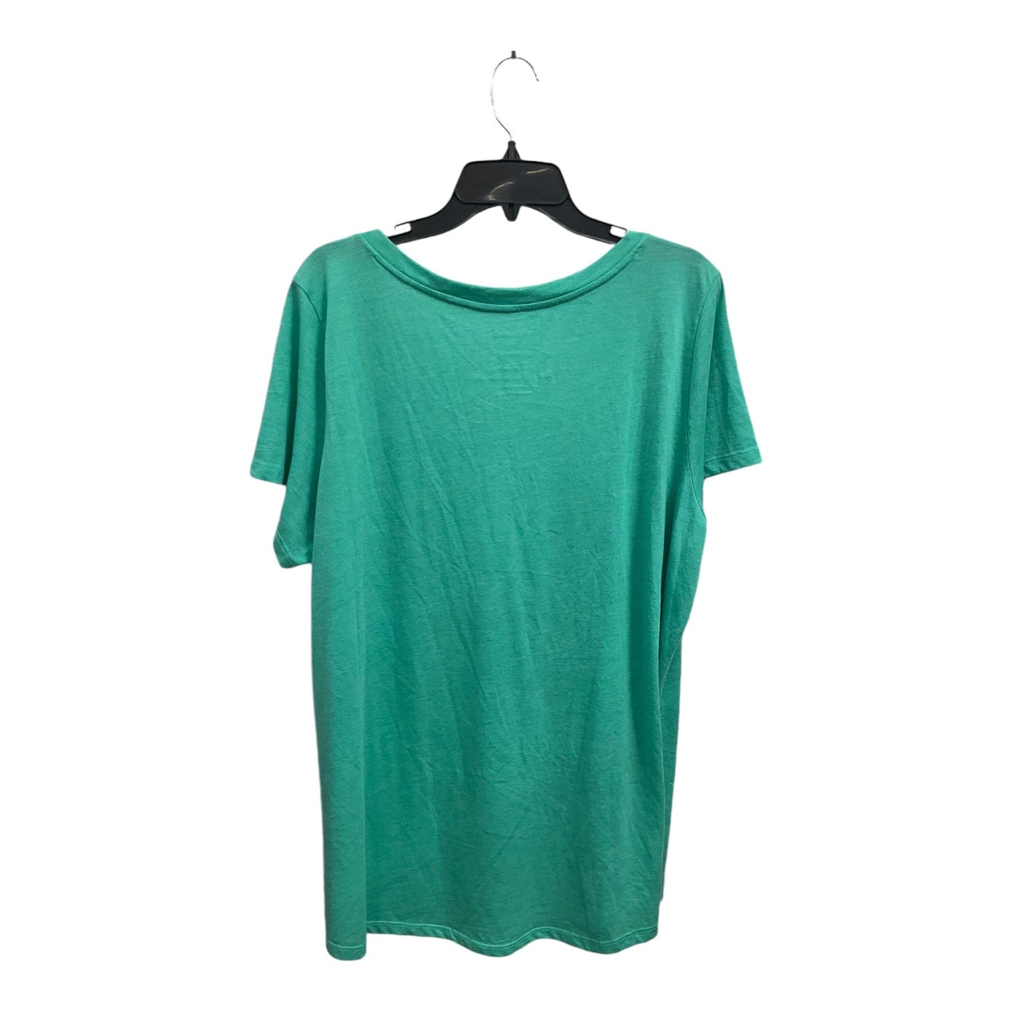 Top Short Sleeve By Torrid In Teal, Size: 3x