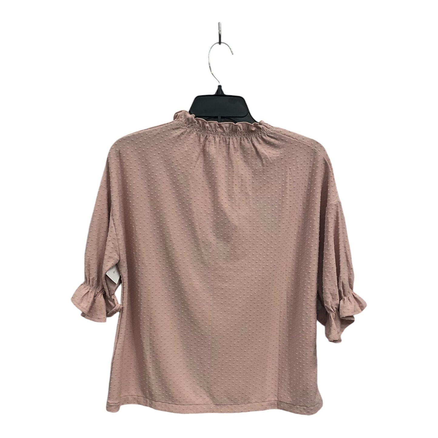 Top Short Sleeve By Madewell In Pink, Size: S