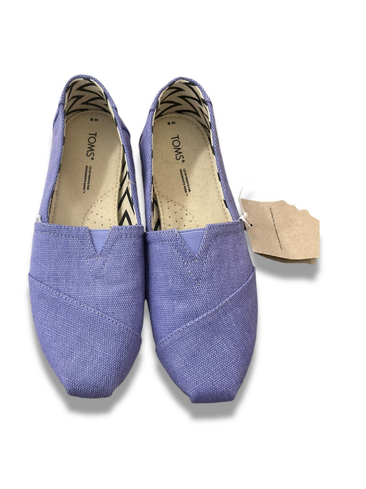 Shoes Flats By Toms In Purple, Size: 8