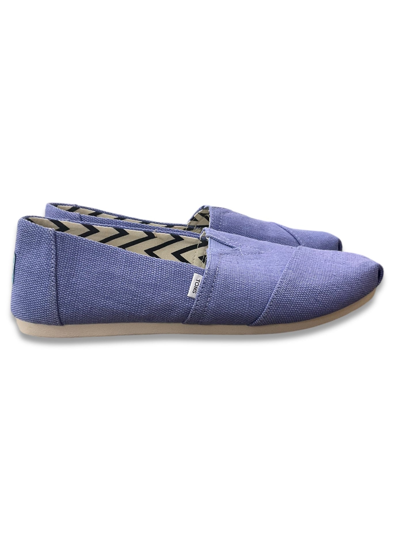 Shoes Flats By Toms In Purple, Size: 8