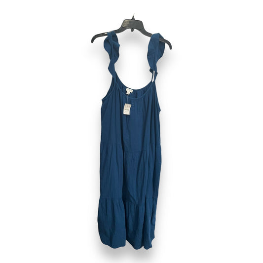 Dress Casual Maxi By J. Crew In Blue, Size: 3x