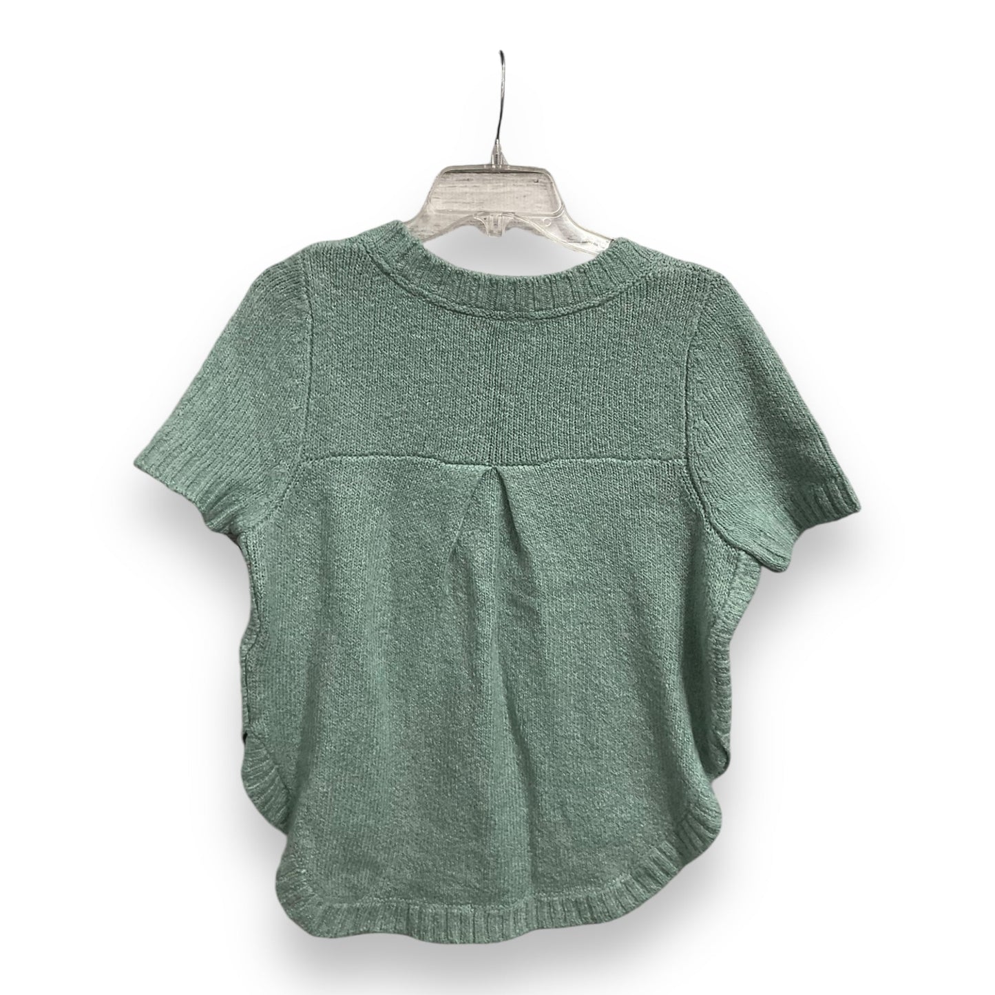 Sweater Short Sleeve By Anthropologie In Green, Size: Xs