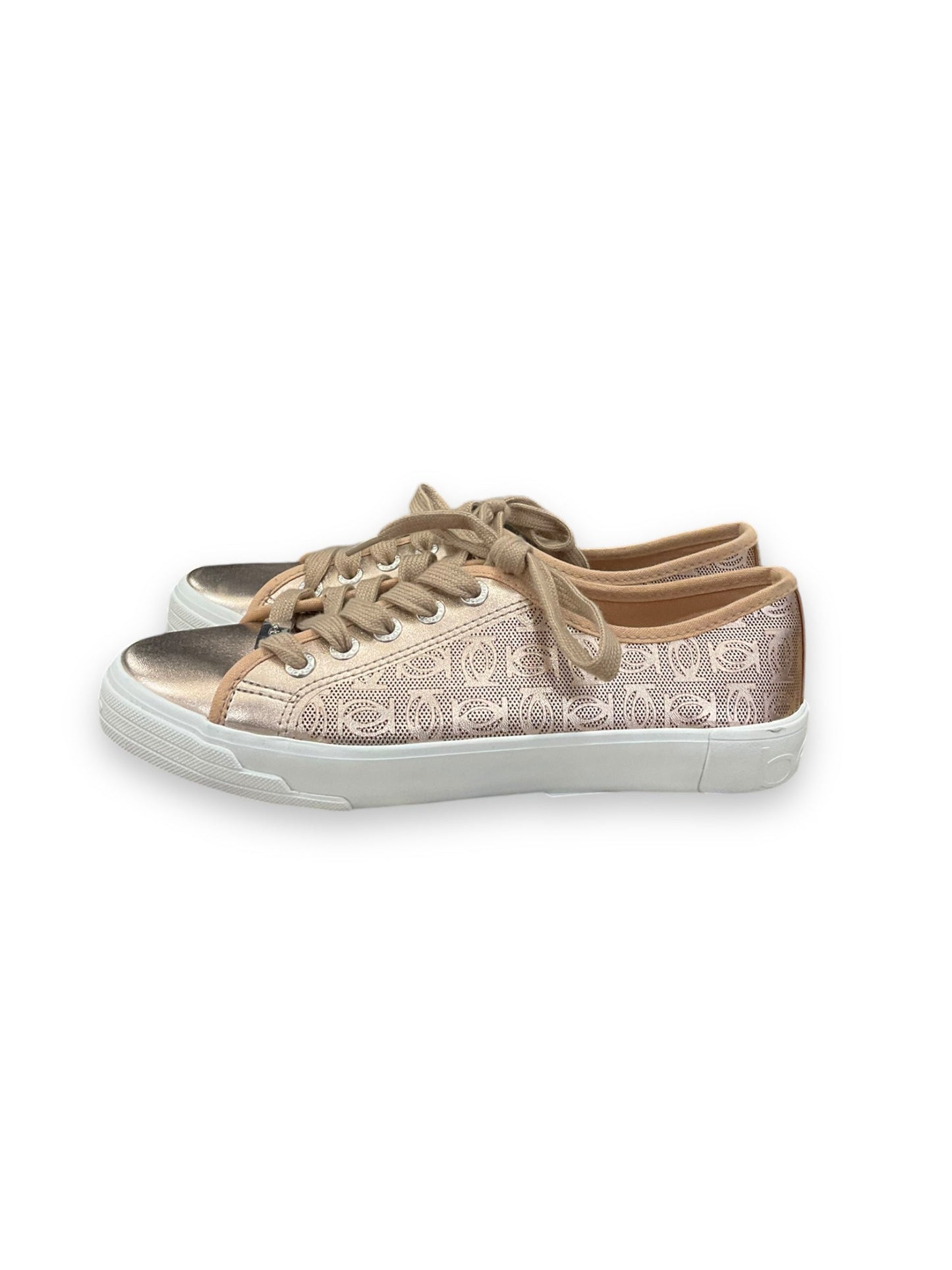 Shoes Sneakers By Bebe In Rose Gold, Size: 8