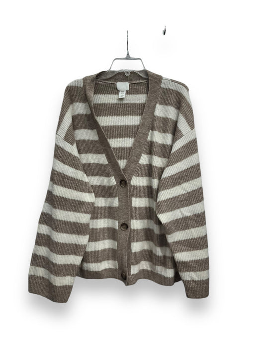 Cardigan By H&m In Striped Pattern, Size: 2x