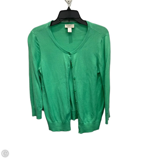 Cardigan By Loft In Green, Size: M