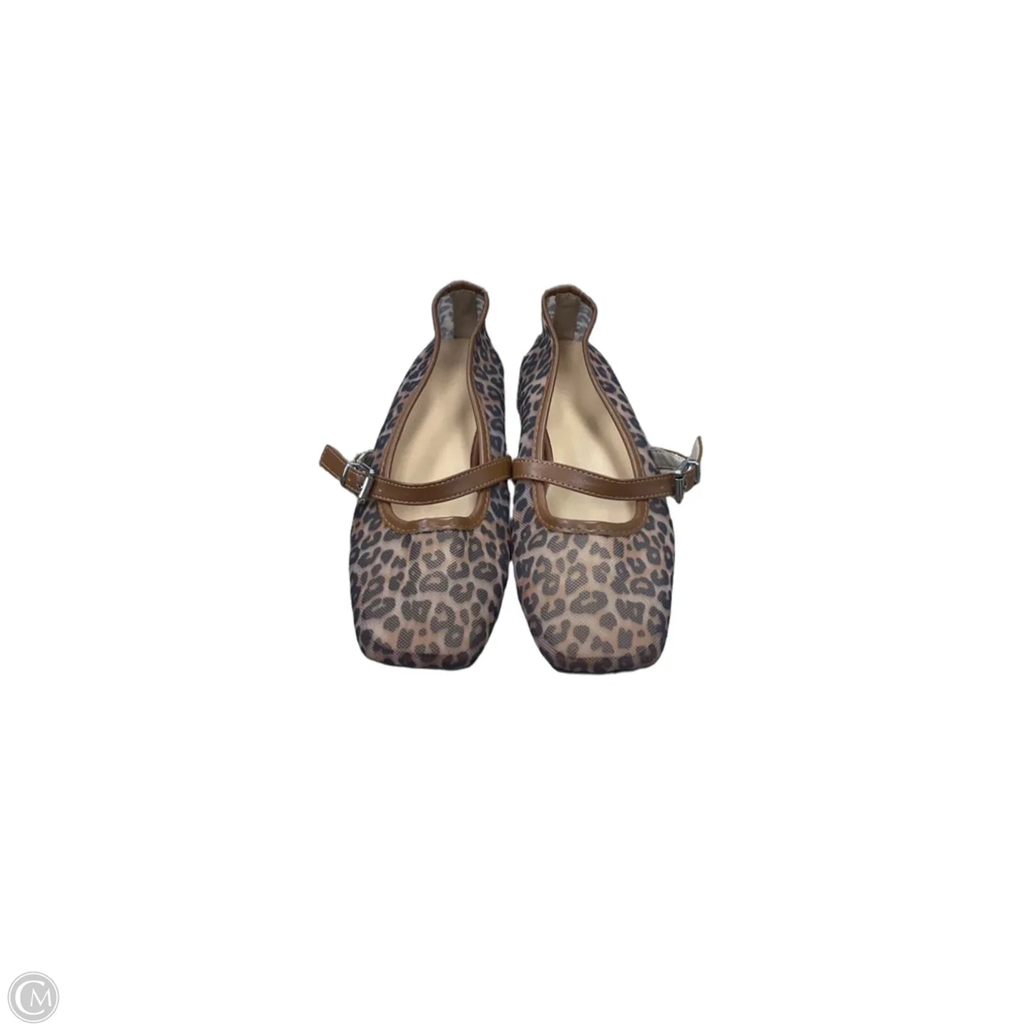 Shoes Flats By Clothes Mentor In Animal Print, Size: 6