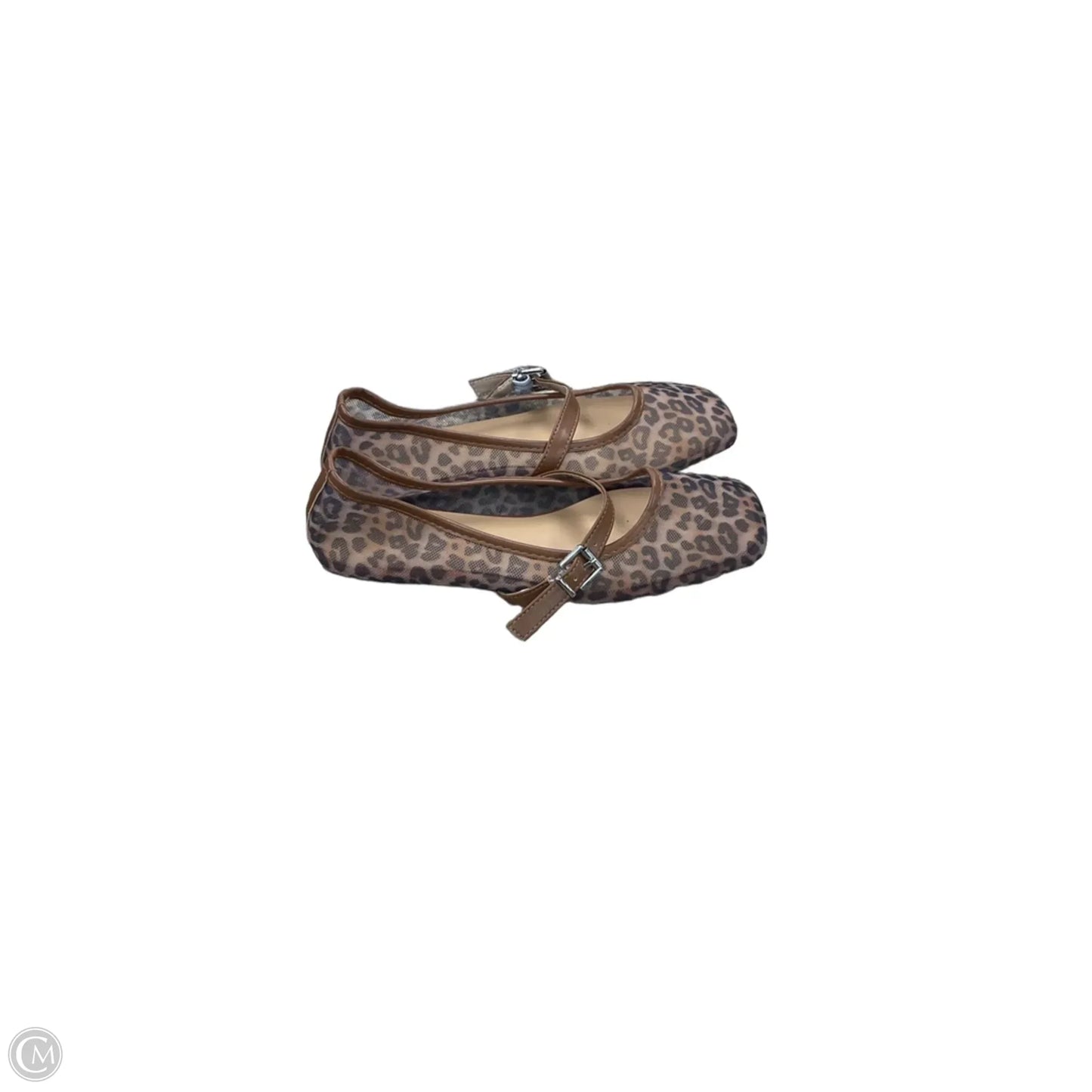 Shoes Flats By Clothes Mentor In Animal Print, Size: 6