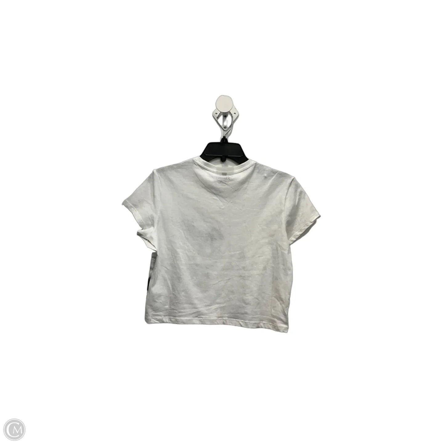 Top Short Sleeve Basic By Clothes Mentor In White, Size: M