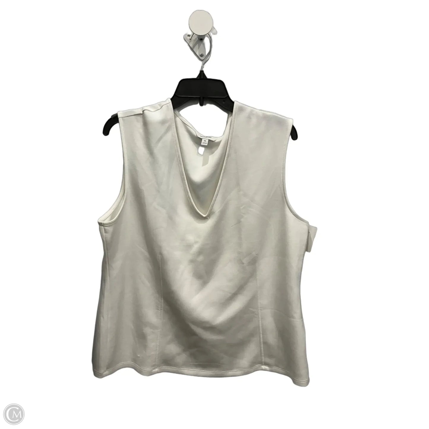 Top Sleeveless By Banana Republic In White, Size: Xl