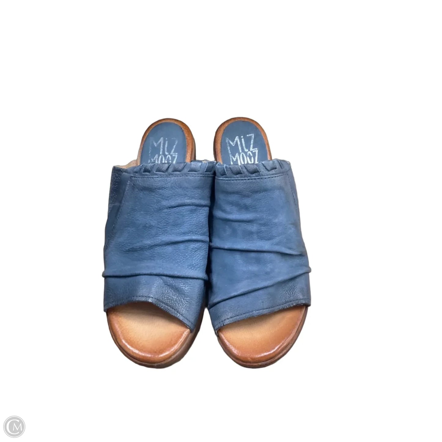 Shoes Heels Wedge By Miz Mooz In Blue, Size: 7.5