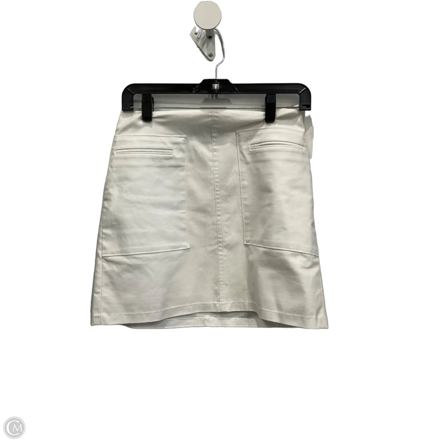 Skirt Mini & Short By Banana Republic In White, Size: 2