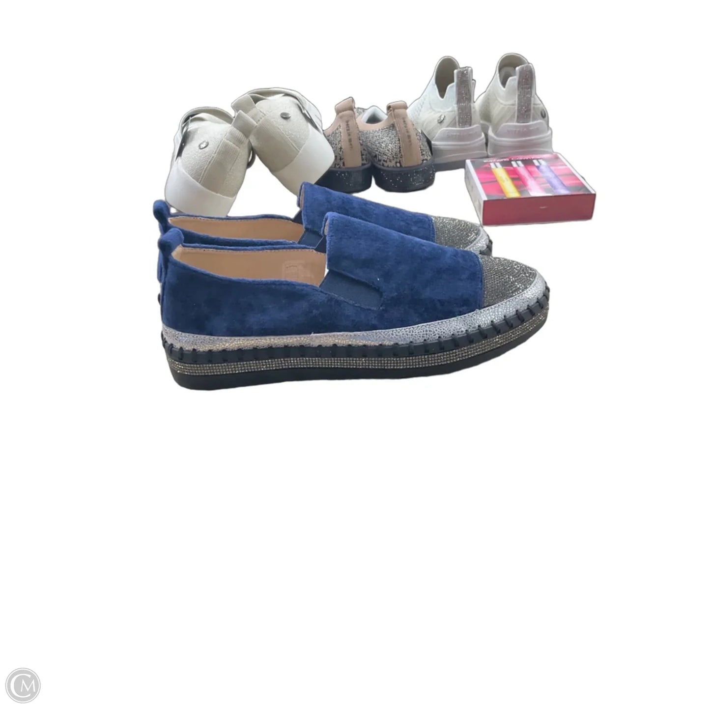 Shoes Flats By Bernie Mev In Navy, Size: 11